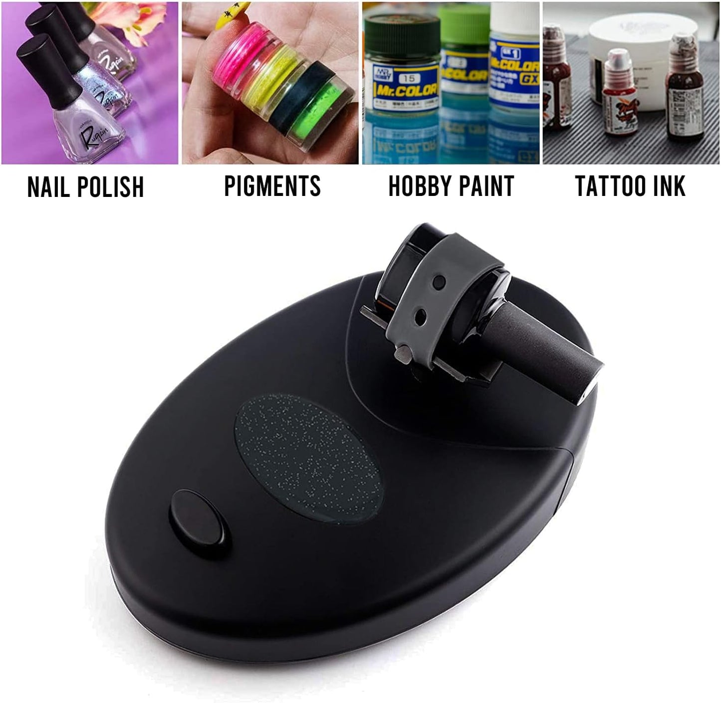 Tattoo Ink Shaker - Professional Hobby Paint Mixer for Permanent Makeup & Nail Polish | Microblading Varnish Bottle