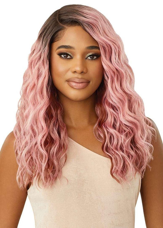 Outre Lace Front Wig - Melted Hairline - Caress (JET BLACK 1)
