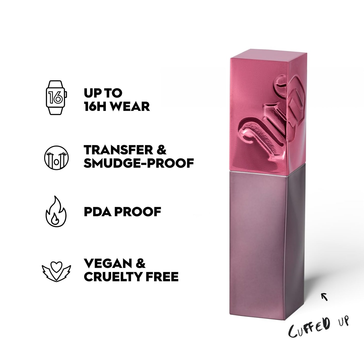 Urban Decay Vice Lip Bond Glossy Longwear Liquid Lipstick (Indie Sleaze - Pure Black), Transfer-proof, Smudge-proof, Up to 16HR Wear, Vegan, Cruelty-free - 0.14 fl oz