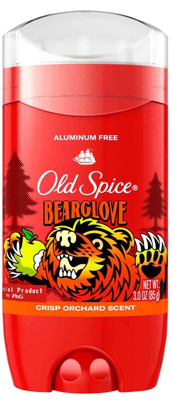 Old Spice Wild Collection Men's Deodorant, Bearglove 3 oz (Pack of 3)