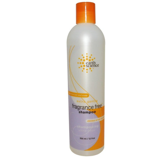 Earth Science Pure Essentials Shampoo Fragrance Free, 12 Ounce