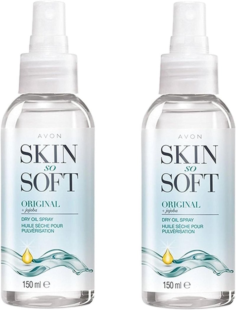AVON SKIN SO SOFT Original Dry Oil Spray 5 Fl.oz (Double Pack)