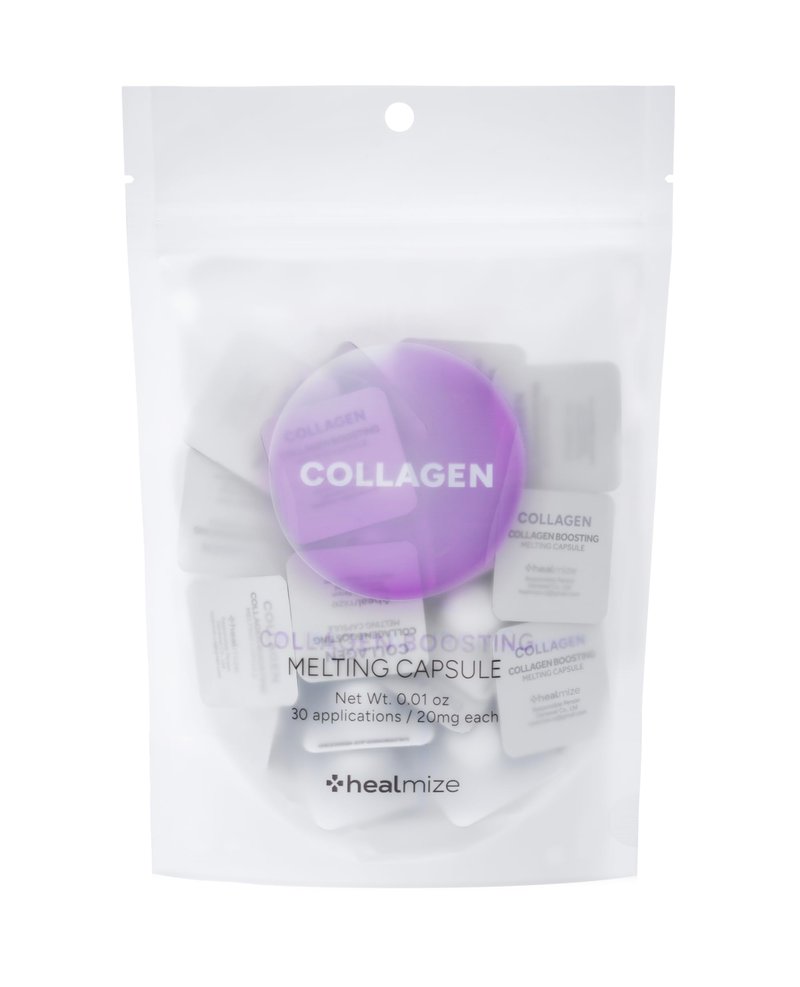 Healmize Collagen Boosting Melting Snowball Capsule (30ea) – 660,000ppm Hyaluronic Acid & 261,905ppm Hydrolyzed Collagen – Firm, Smooth, and Hydrated Skin – Freeze-Dried Capsule for Elasticity & Glow
