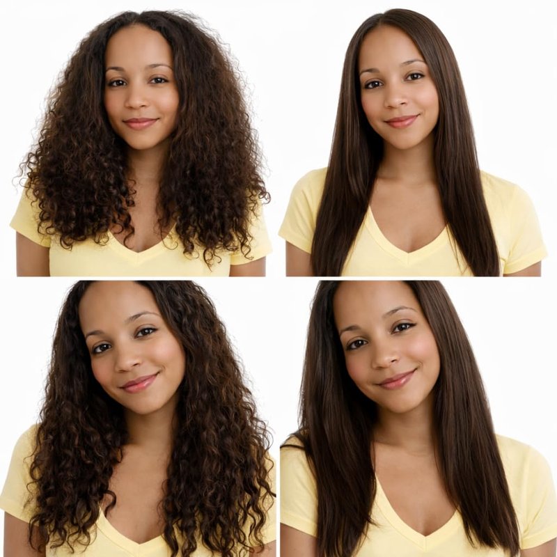 KERATIN RESEARCH Brazilian Keratin Hair Treatment Straightening Complex Blowout LONG Lasting Organic Natural Results with Argan Oil Keratina Brasilera