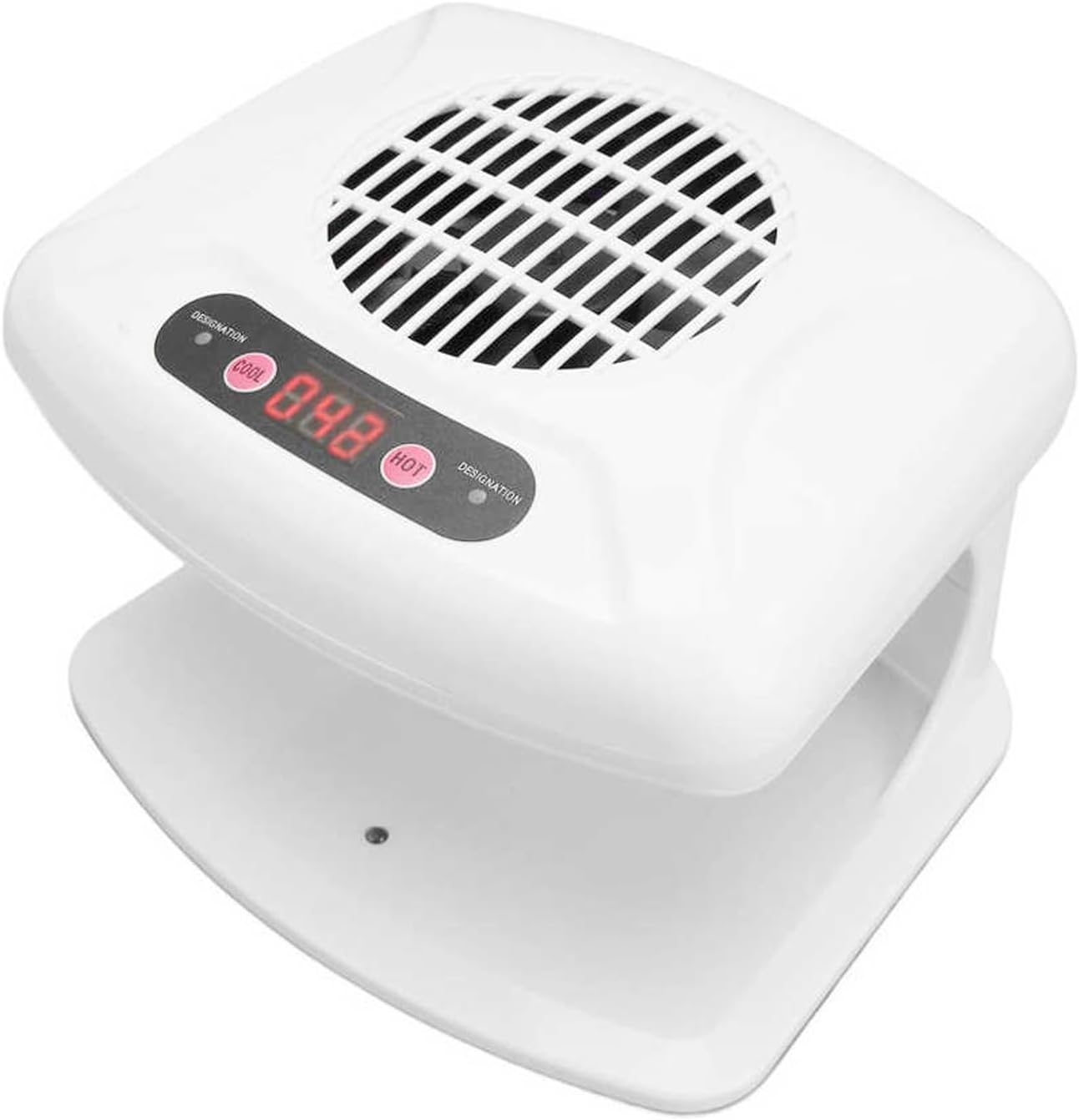 Nail Dryer for Regular Polish - 300W 2-in-1 Auto Sensor Hot & Cold Air | Professional Manicure Salon Use (White)