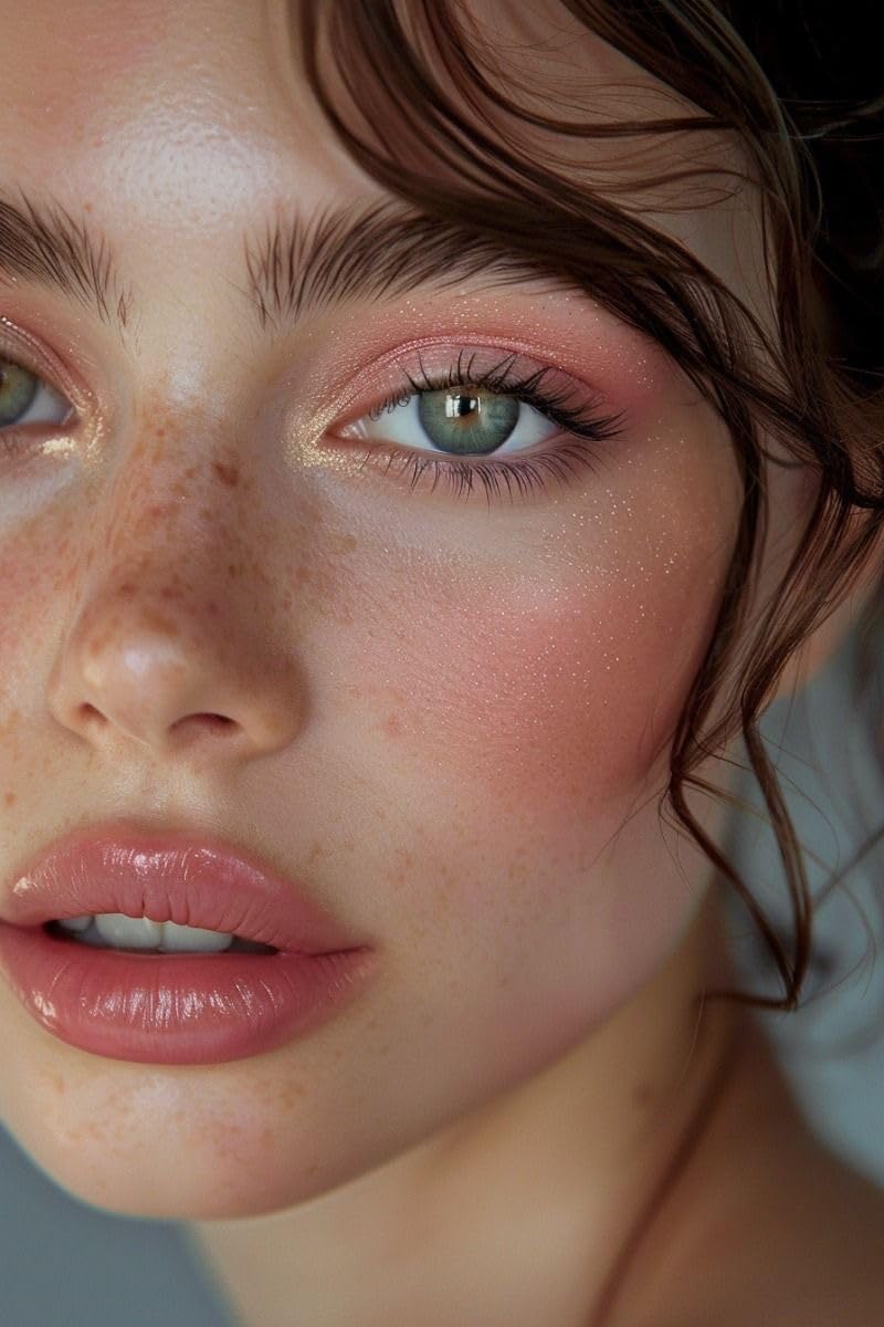 Mineral Veil Blush - Coral Desire | Semi-Matte Finish, Ultra-Thin, Vegan 0.18 OZ