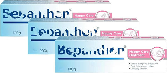 Nappy Care Ointment | Suitable for Newborns Skin, 100 g (Packing May Vary). (Pack of 3)