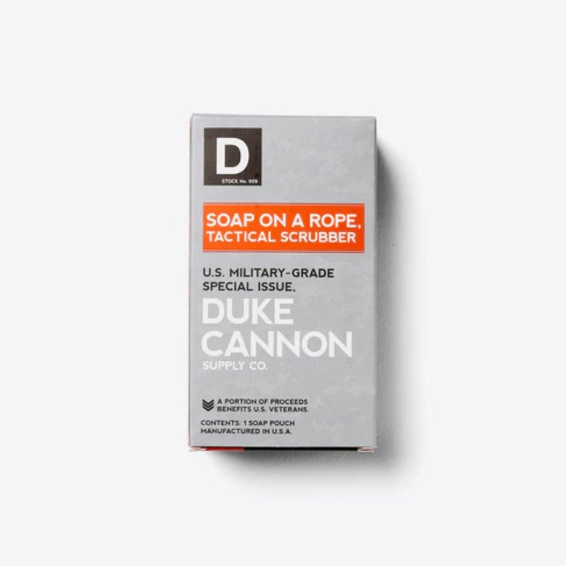 Duke Cannon Supply Co. Tactical Scrubber | U.S. Military-Grade Soap Pouch | Dual-Mesh Design for Hands & Feet | 550 Mil-Spec Paracord | Durable and Versatile for Home, Outdoor, or Field Use, 2 Pack