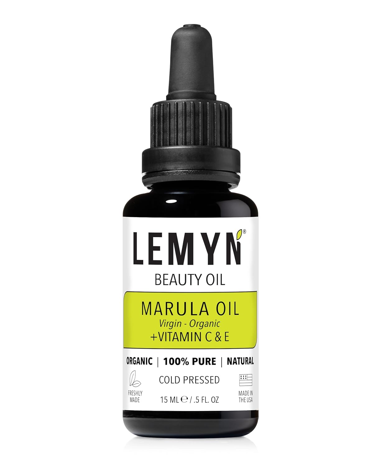 Virgin Marula Face Oil - Hydrating & Radiance Boosting | Supercharged with Vitamin C & E | Organic, Vegan, Cruelty-Free