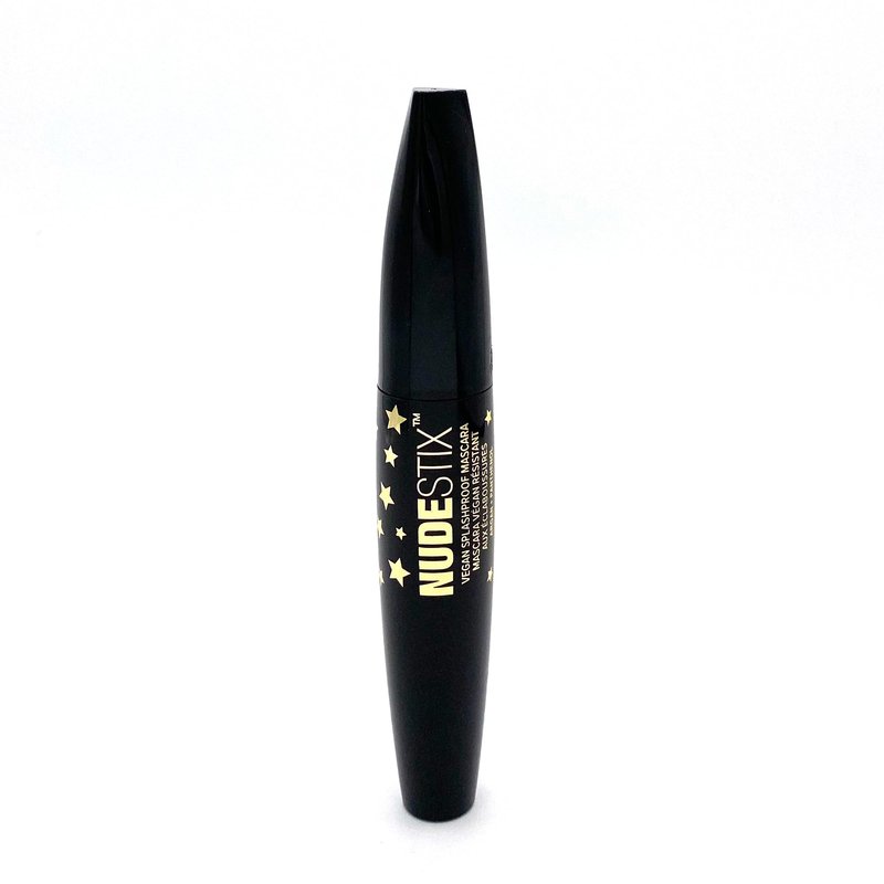 Nudestix Splashproof Mascara – Vegan Waterproof Mascara with Lash-Nourishing Vitamins & Plant-Based Oils | Smudge-Proof, Long-Wear Formula with Precision Ball Tip Wand | Clean & Cruelty-Free
