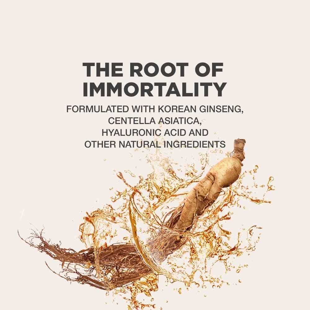 PROOT Ginseng Face Mask | 52.9% Korean Red Ginseng Extract | Skin Rejuvenating Formula for Wrinkles, Fine-Lines, Firmness and Elasticity | Korean Skin Care, Vegan, Cruelty-free | 3.4 fl. oz.