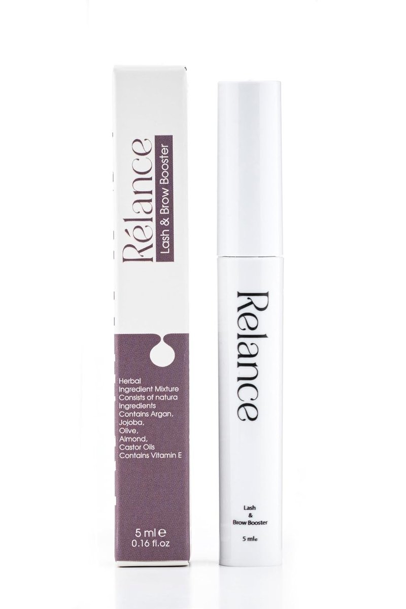 Natural Herbal Lash & Brow Growth Booster Serum - Argan, Jojoba & Castor Oils | 5ml