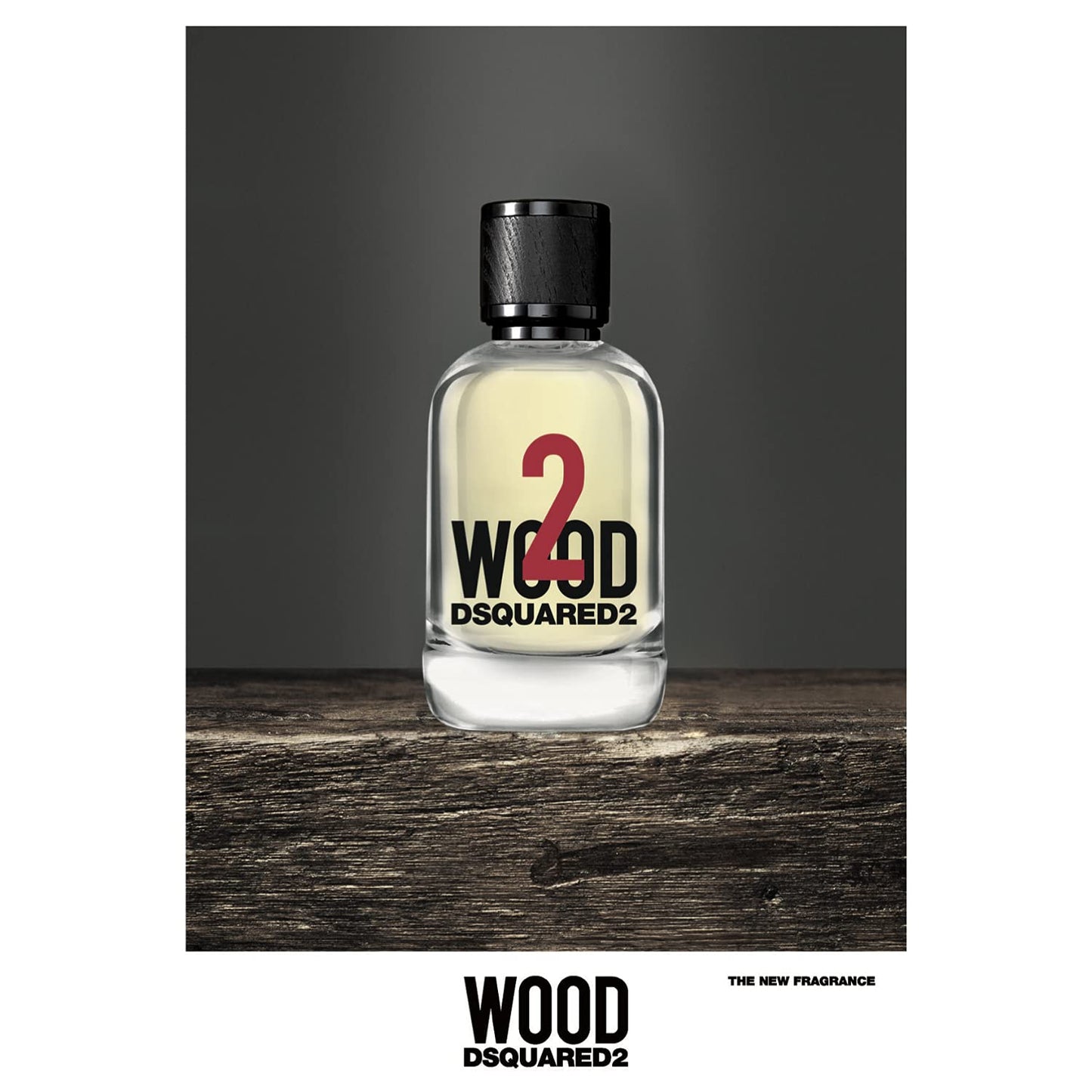 Dsquared2 Wood 2 For Unisex Eau de Toilette Spray, 3.4 Ounce