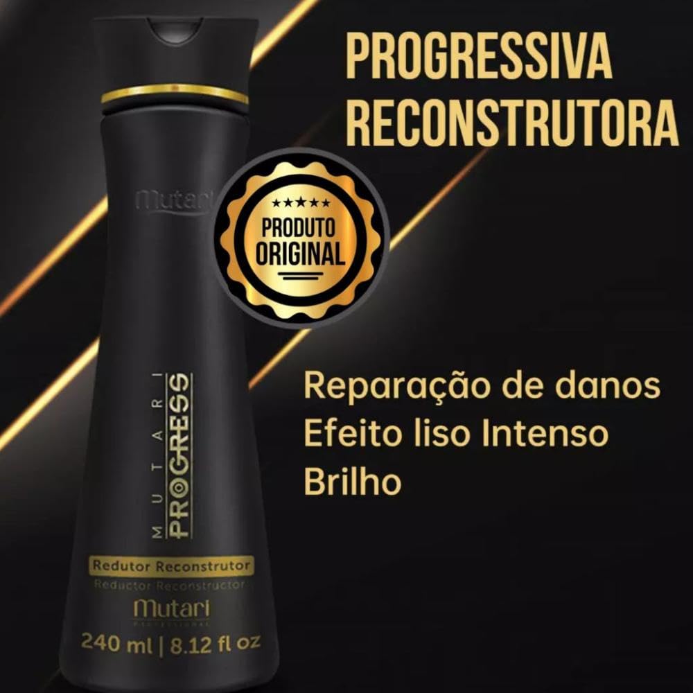 Brazilian Keratin Treatment - Smoothing System for All Hair Types | Bamboo Extract, Hyaluronic Acid, Shea Butter, Hydrolyzed Keratin