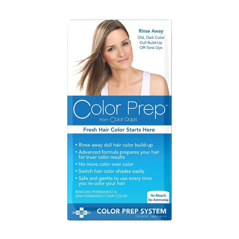 Color Oops Color Prep Hair Dye Remover - Rinses Away Dull Colors & Mineral Buildup | Ammonia-Free, 1 Application