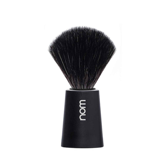 NOM Carl Vegan Black Fibre Shaving Brush, Black
