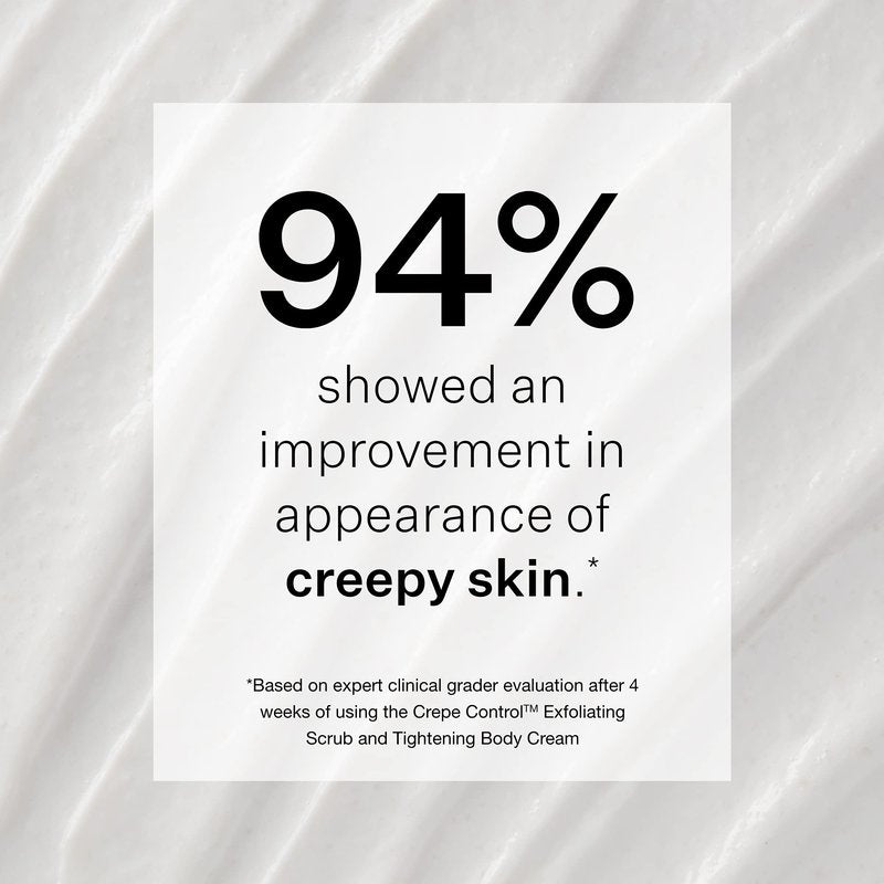StriVectin Tighten & Lift Crepe Control Exfoliating Body Scrub, Targets Crepiness and Rough, Dull Skin, 5 Fl Oz, white