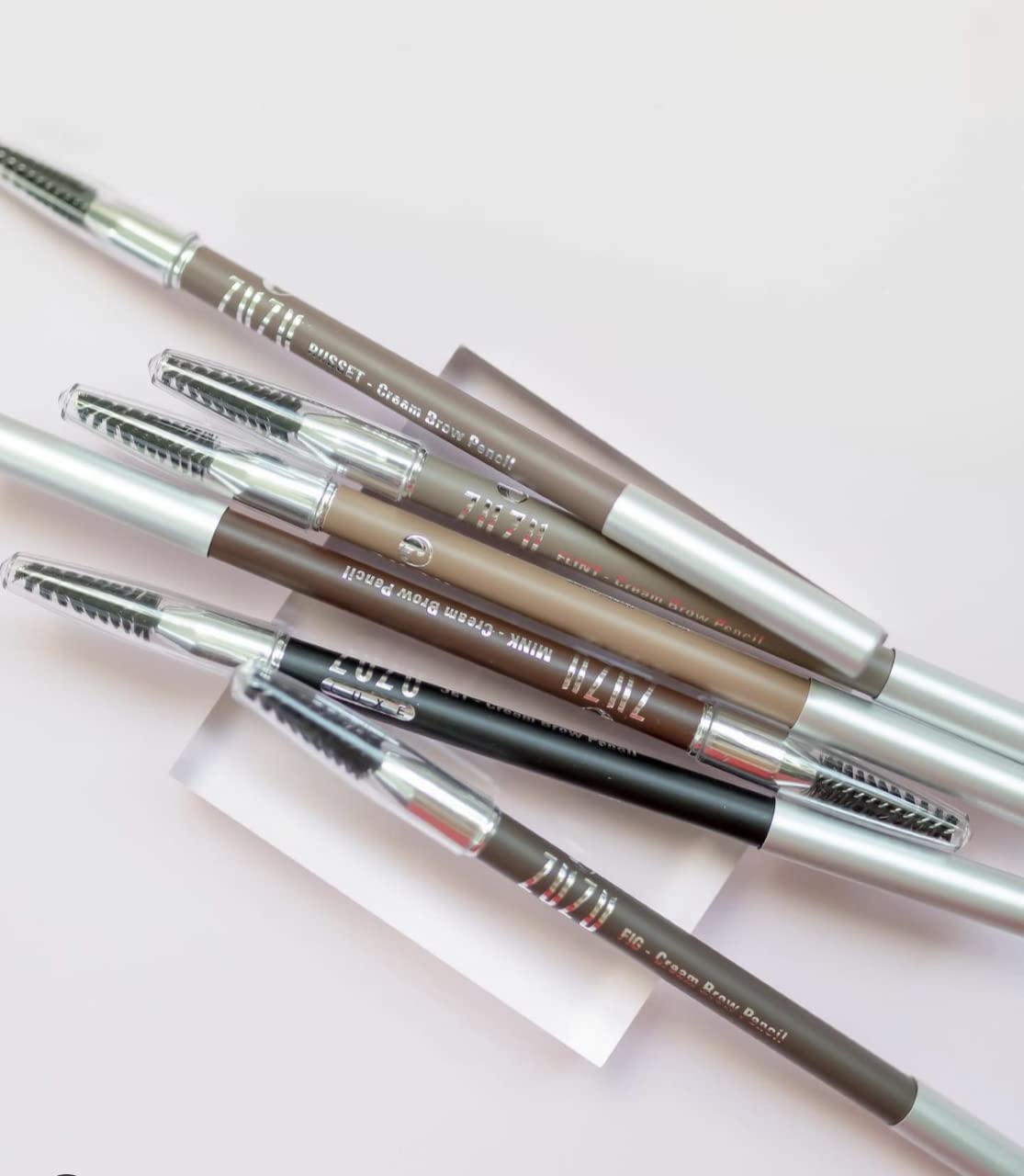 ZUZU LUXE Cream Brow Pencil - Sculpt & Define Eyebrows | Fig Brunette, Vegan & Cruelty-Free, 0.044 oz
