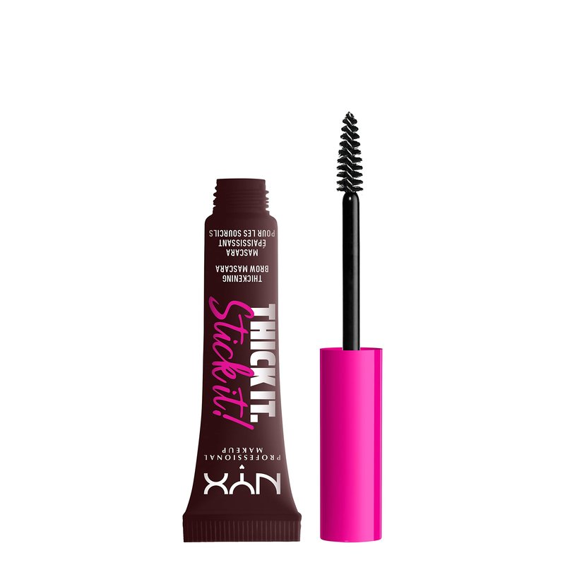 NYX Pro Makeup Thick It Stick It Thickening Brow Mascara Espresso & The Brow Glue Extreme Hold Clear Brow Gel