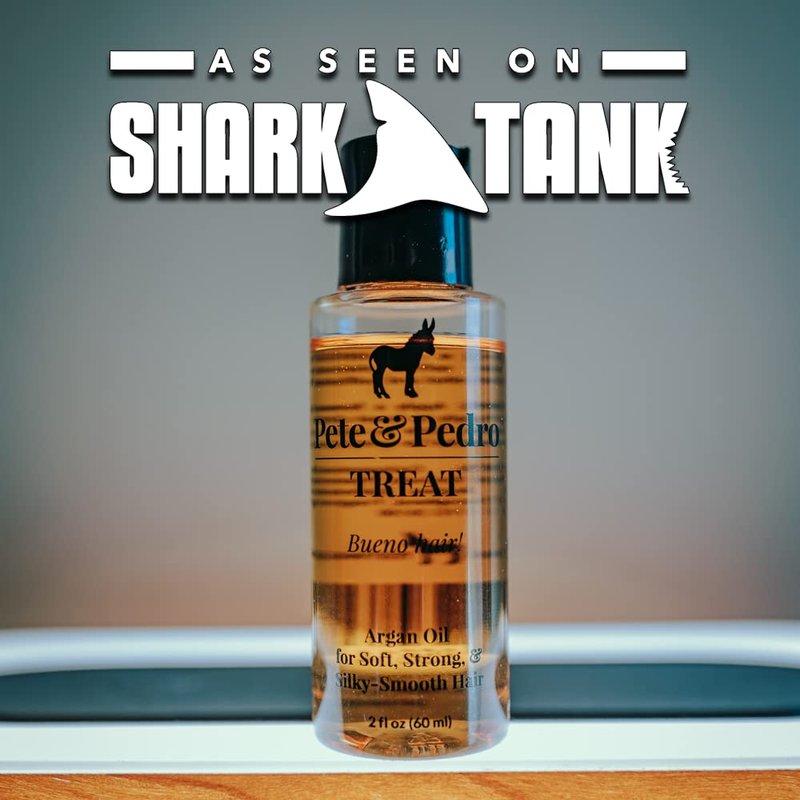 Pete & Pedro TREAT - Argan Oil Moisturizing Hair Treatment | Keeps Hair Soft, Strong, Frizz-Free, Silky, & Shiny | Helps Dry & Damaged Skin, Nails, & Cuticles | As Seen on Shark Tank, 2 oz.