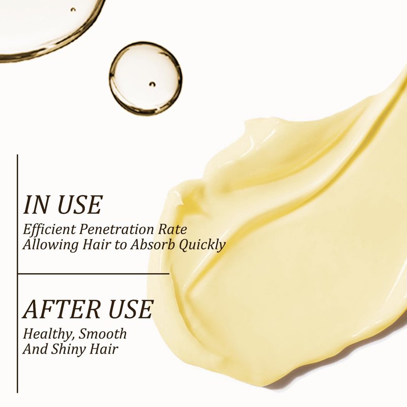 Tgideas Hydrating Collagen Hair Mask for Dry Damaged Hair-Deep Repair Conditioning Treatment Hair Smooth Masque for All Hair Types 8.45 Oz