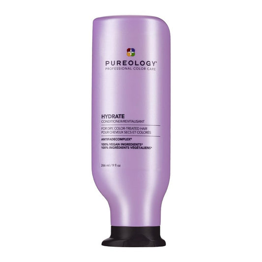 Pureology Hydrate Conditioner - For Dry or Color Treated Hair, Nourishing Conditioner to Restore Moisture & Seal in Hydration, Protects Color Vibrancy, Vegan