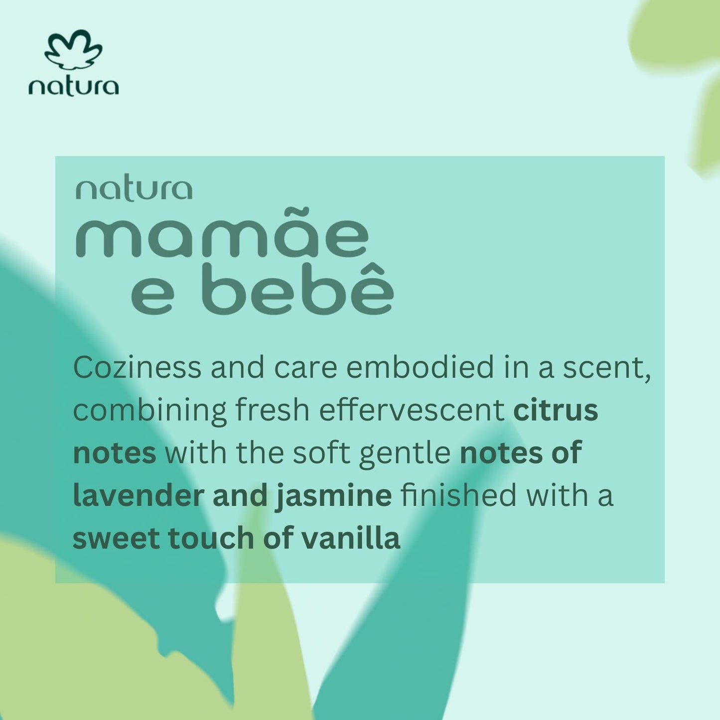 Baby Cologne - Classic Natura Mamãe e Bebê Scent | Gentle Fragrance for Infants