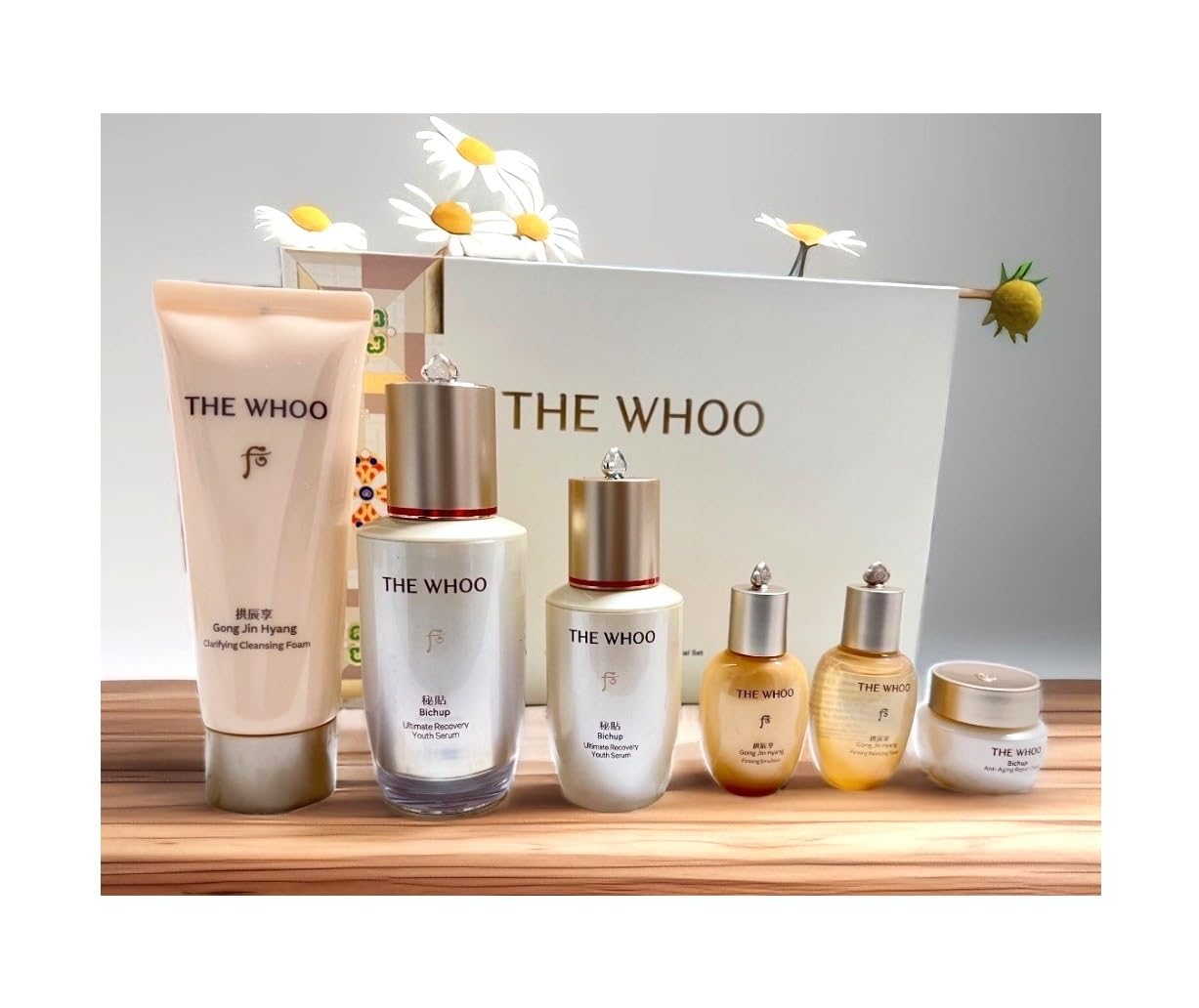 THE WHOO Bichup Ultimate Recovery Youth Serum Special SET. Excellent at The Improvement Efficacy of Skin Barrier, Skin Revitalizing, Moisturizing, Anti-Aging. Made in Korea