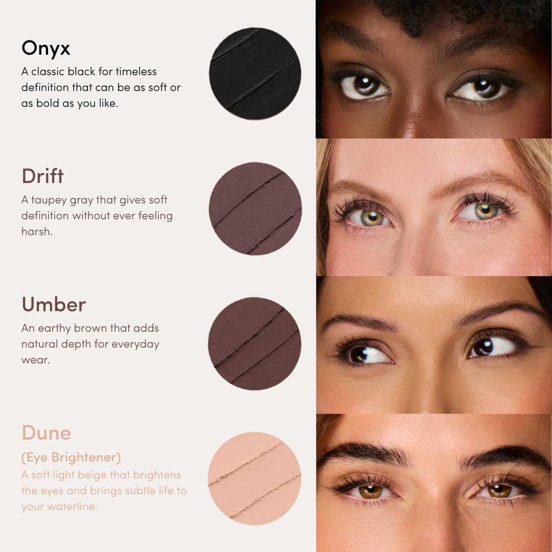 Ravie Beauty Soft Definition Longwear Waterline Pencil DUNE – Nude Waterline Eye Brightener, Waterproof Inner Rim Eyeliner, White Eyeliner Alternative, Vegan