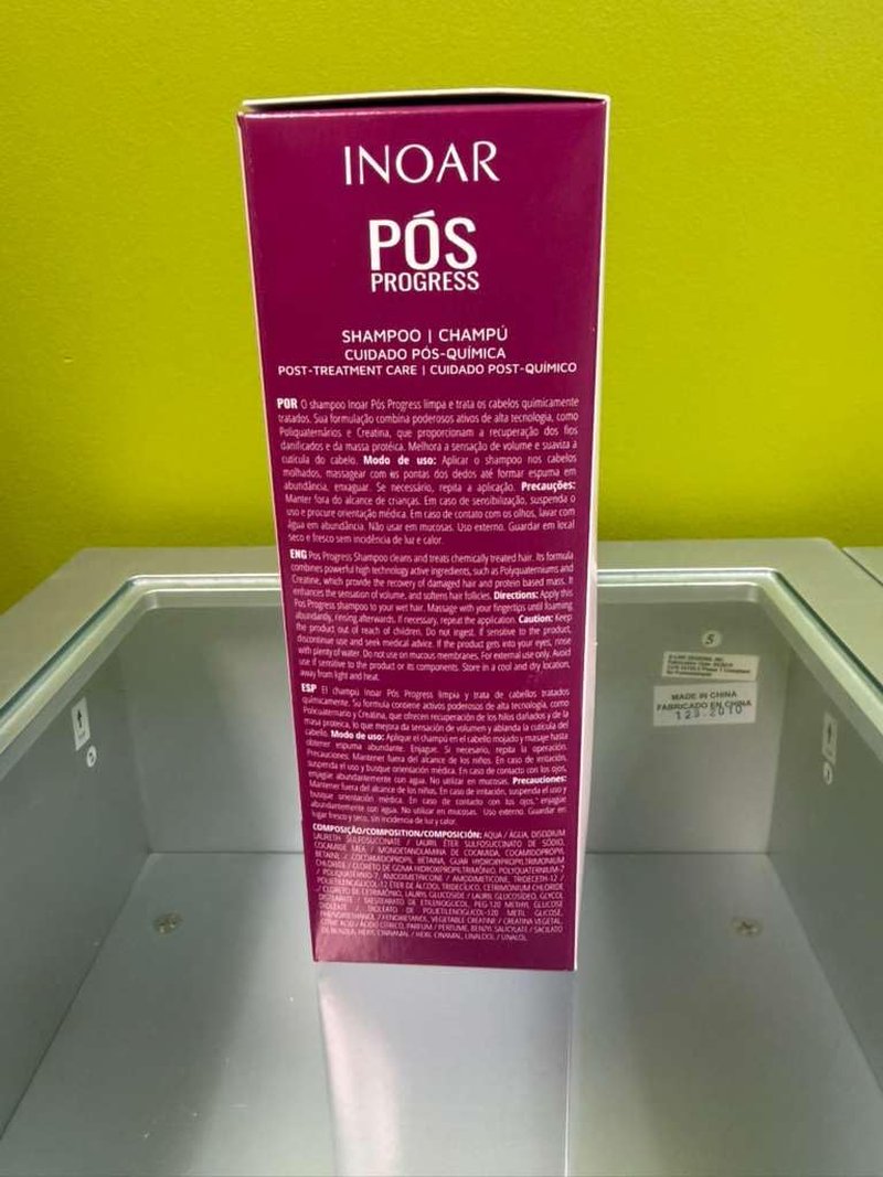 Inoar Pós Progress Duo Kit, Shampoo & Conditioner, 8.45 fl.oz. Each