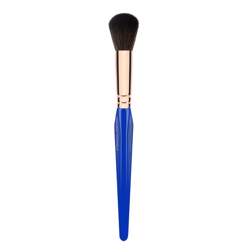 Bdellium Tools Professional Makeup Brush - Golden Triangle 945 Contour - With All Vegan and Soft Synthetic Fibers, For Apply, Blend or Contour (Blue, 1pc)