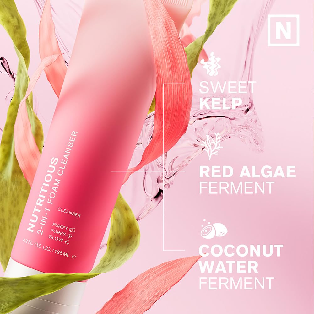 Estée Lauder Nutritious 2-in-1 Foaming Face Wash & Mask - Pore Minimizer, Hydrating Cleanser