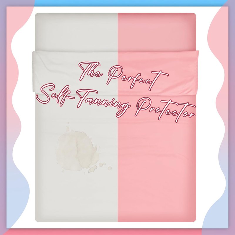 Tan Sleep Sack Set - Reusable Body Self Tanners | Lightweight, Breathable Protection for Travel & Home (Pink, Grey)
