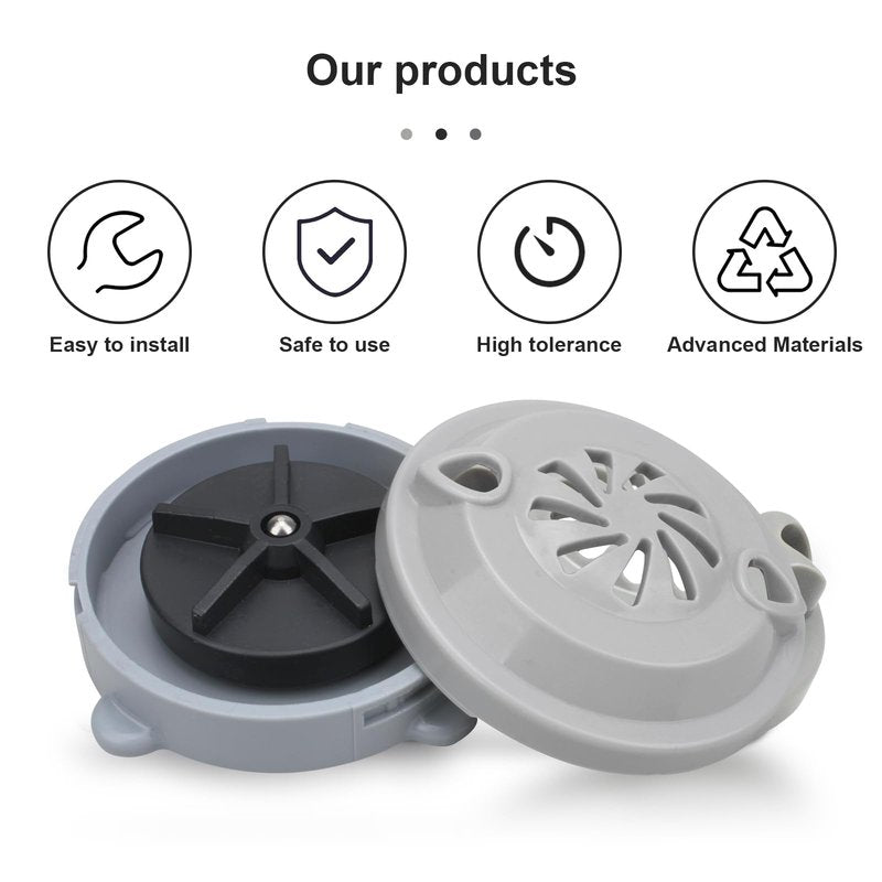 BF-004 Pipeless Magnetic Jet Head Motor for Pedicure Spa Chair Part,Universal Pedicure Jet Replacement for LURACO Magnetic Jet Includes Propeller and Cap