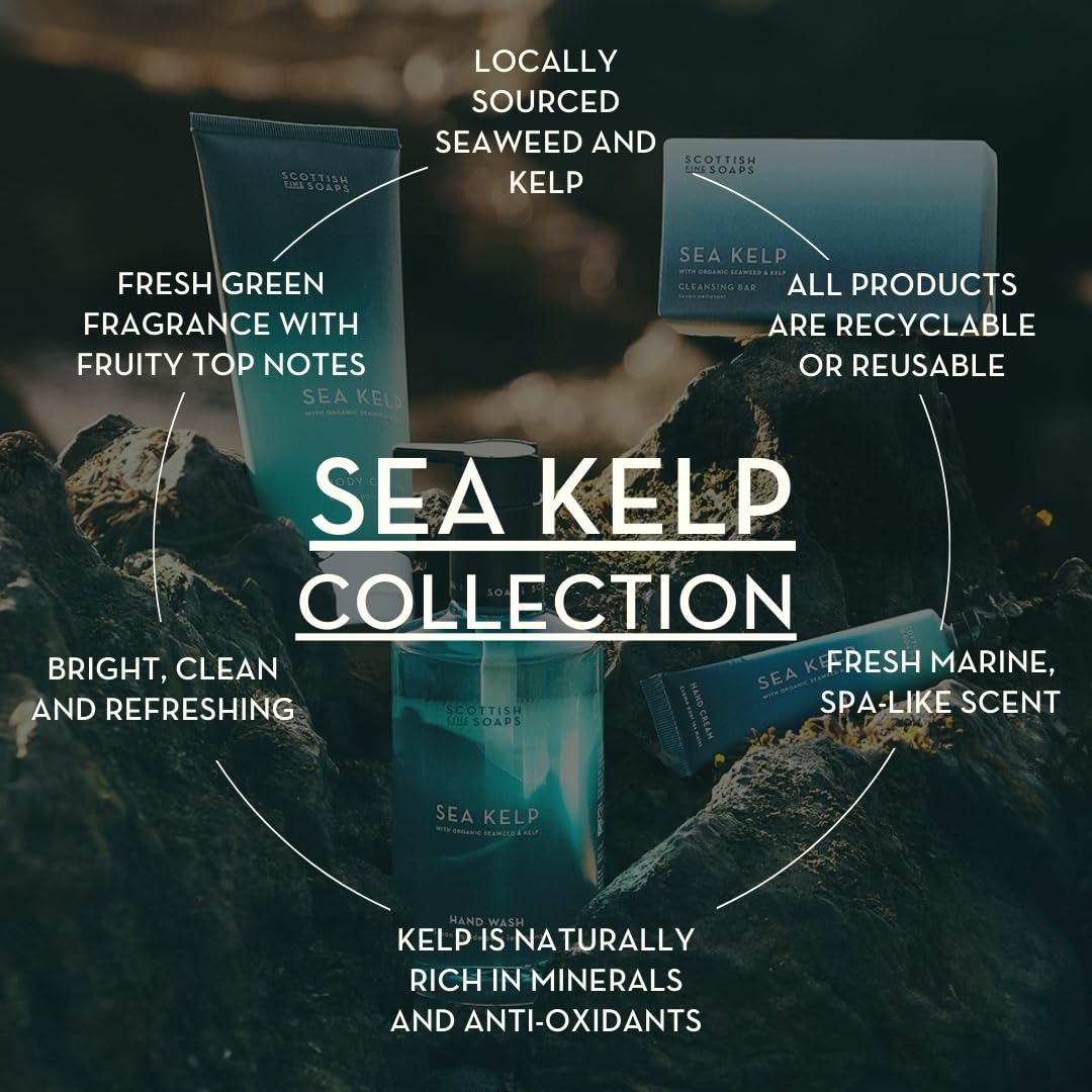 Scottish Fine Soaps Sea Kelp Hand Wash Refill 750ml – Eco-Friendly Hand Wash Refill with Refreshing Sea Kelp Extract
