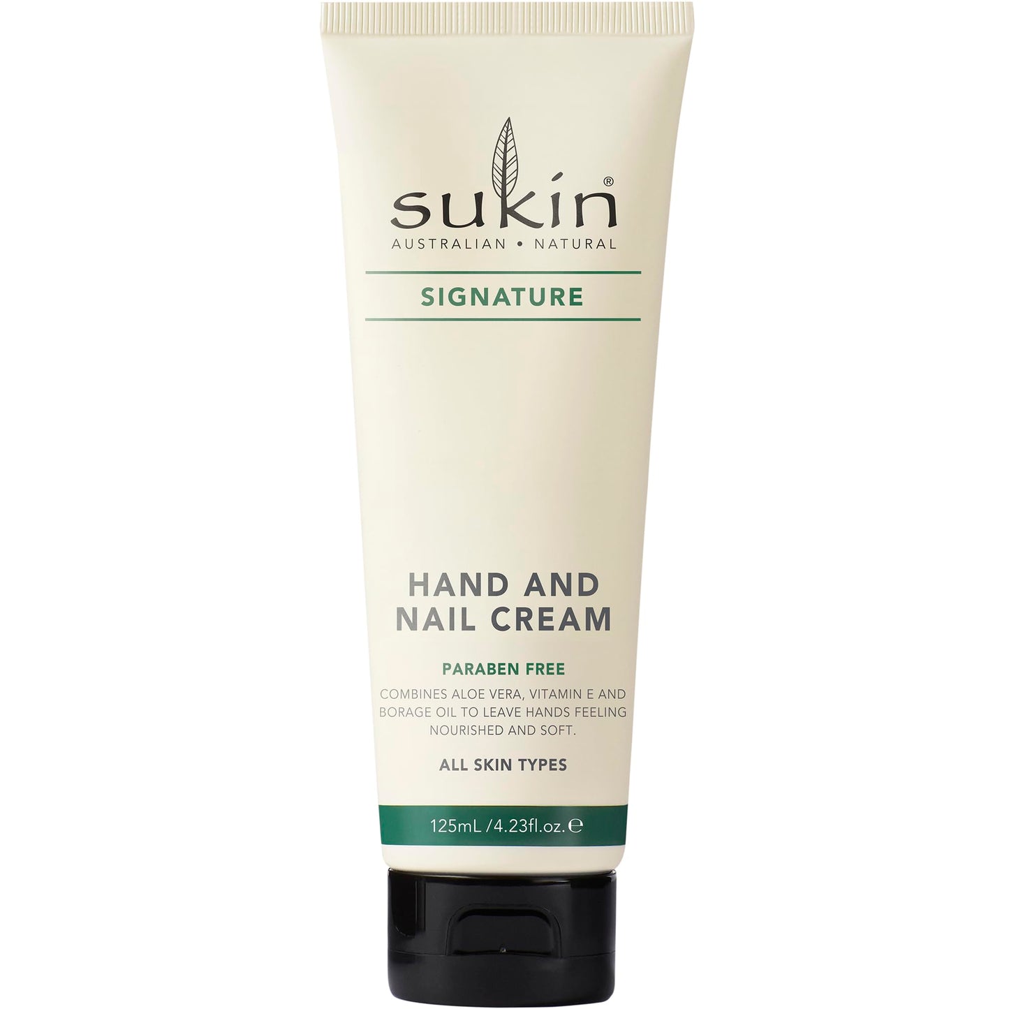 Sukin - Hand & Nail Cream, Signature Collection for Dry Hands, 4.23 fl oz 125 mL