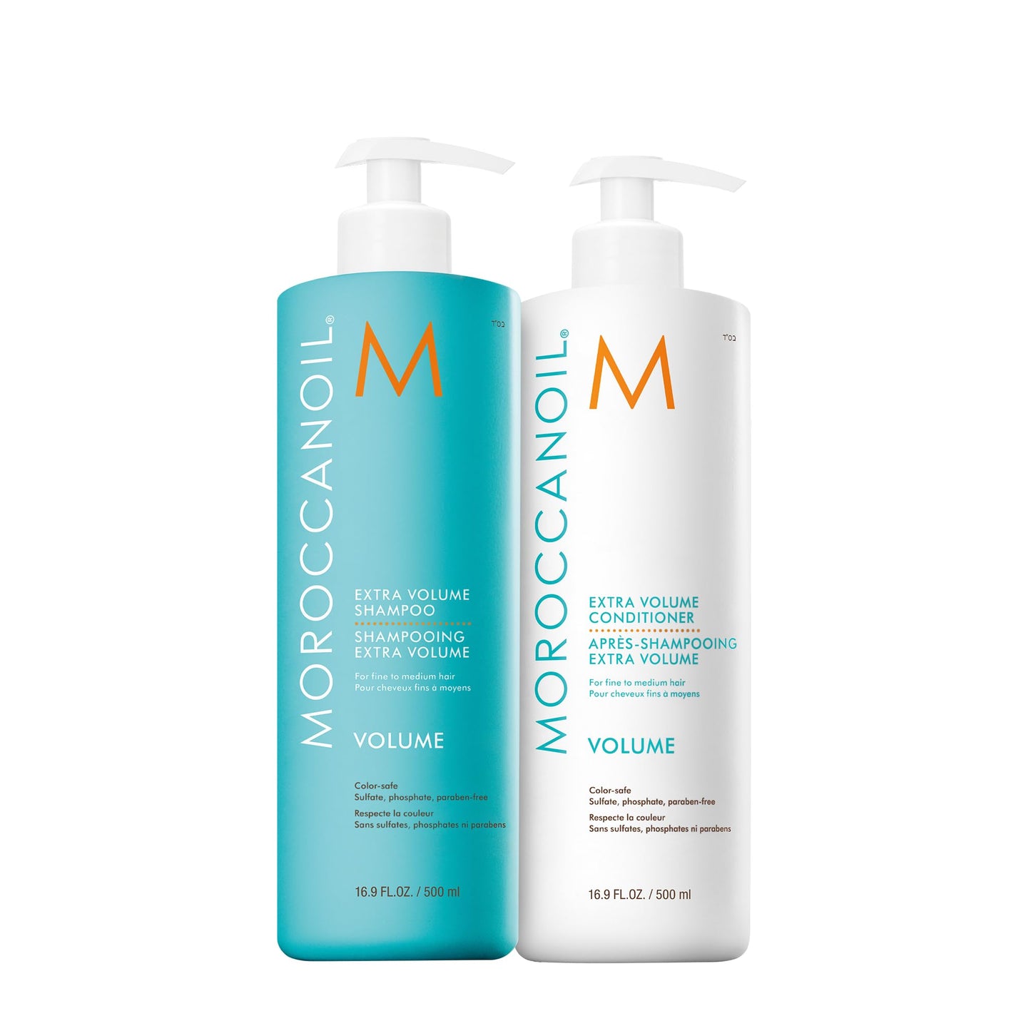 Moroccanoil Extra Volume Shampoo & Conditioner Half-Liter Set