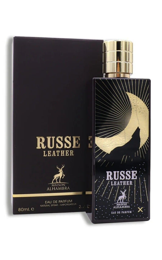 Russe Leather by Maison Alhambra for Unisex - 2.6 oz EDP Spray