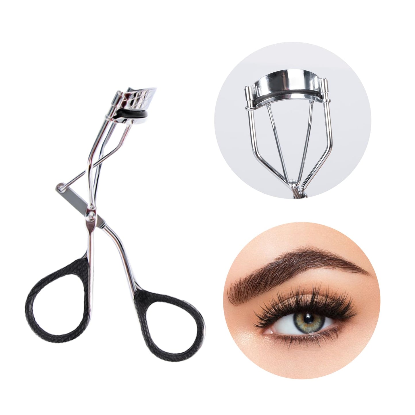 Eyelash Curler Refills Compatible with shu uemura,Eyelash Curler Pads 24PCS,Silicone Lash Curler Refill Pads Compatible with shu uemura (Black)
