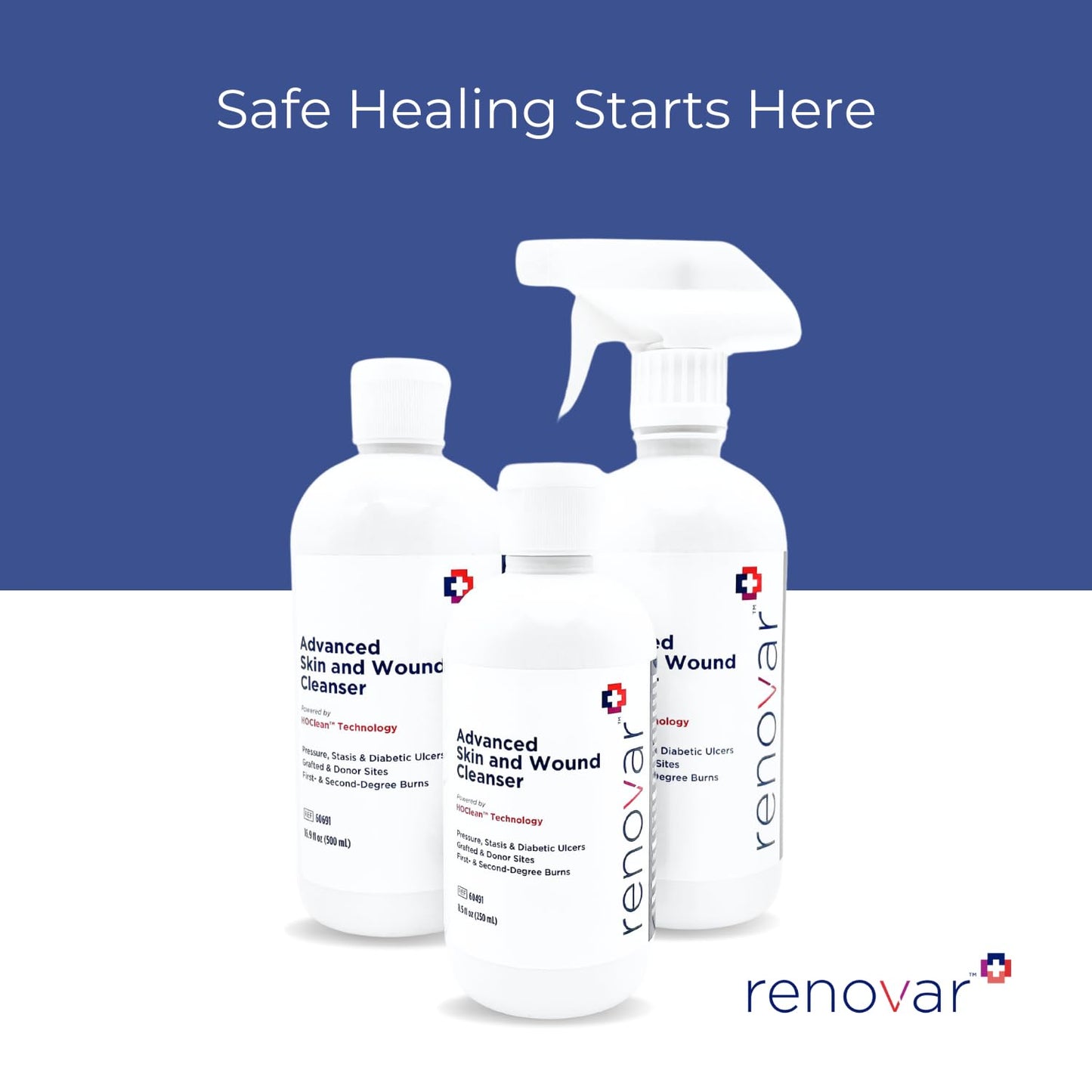 Advanced Skin and Wound Cleanser (1 Pack - 16 oz. Trigger Spray Bottle)