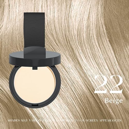 Alluria Waterproof Hairline Powder - Hair Rich Shading Powder for Women, Maycheer Hair Shadow, 30 Colors Magic Root Cover Up (Beige 22)