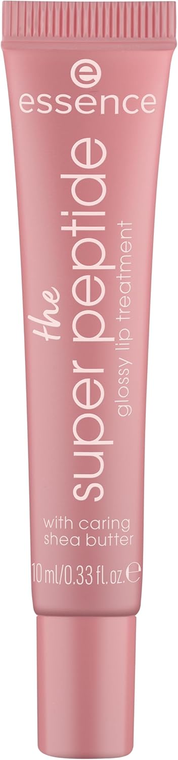 Essence Super Peptide Glossy Lip Treatment - Hydrating, Nourishing & Non-Sticky | Vegan, Gluten-Free (03 Toffeetastic!)