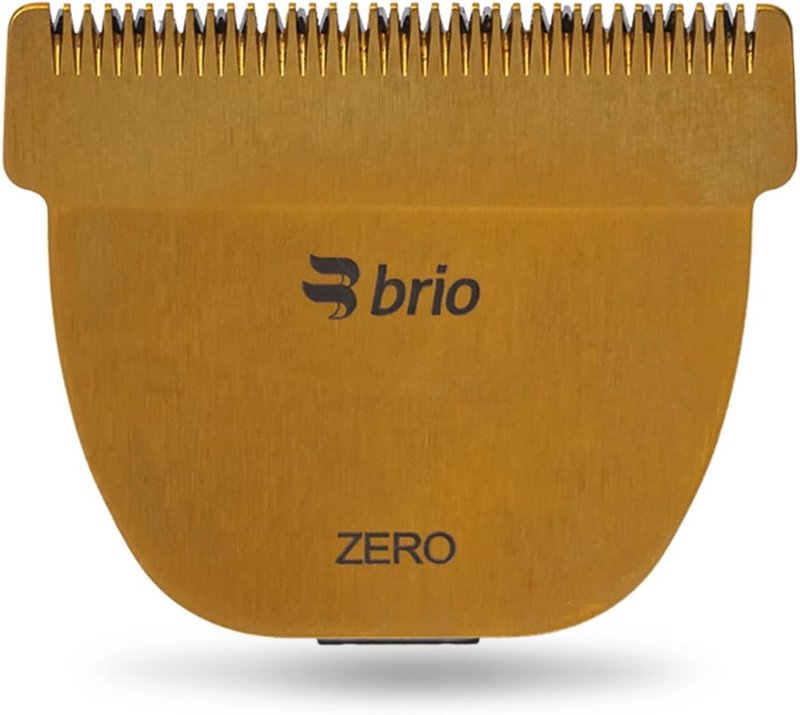 Brio Beardscape V2 & V1 Trimmers - Zero Blade Compatible, 0.2mm Stainless Steel for Close Cuts | Gold