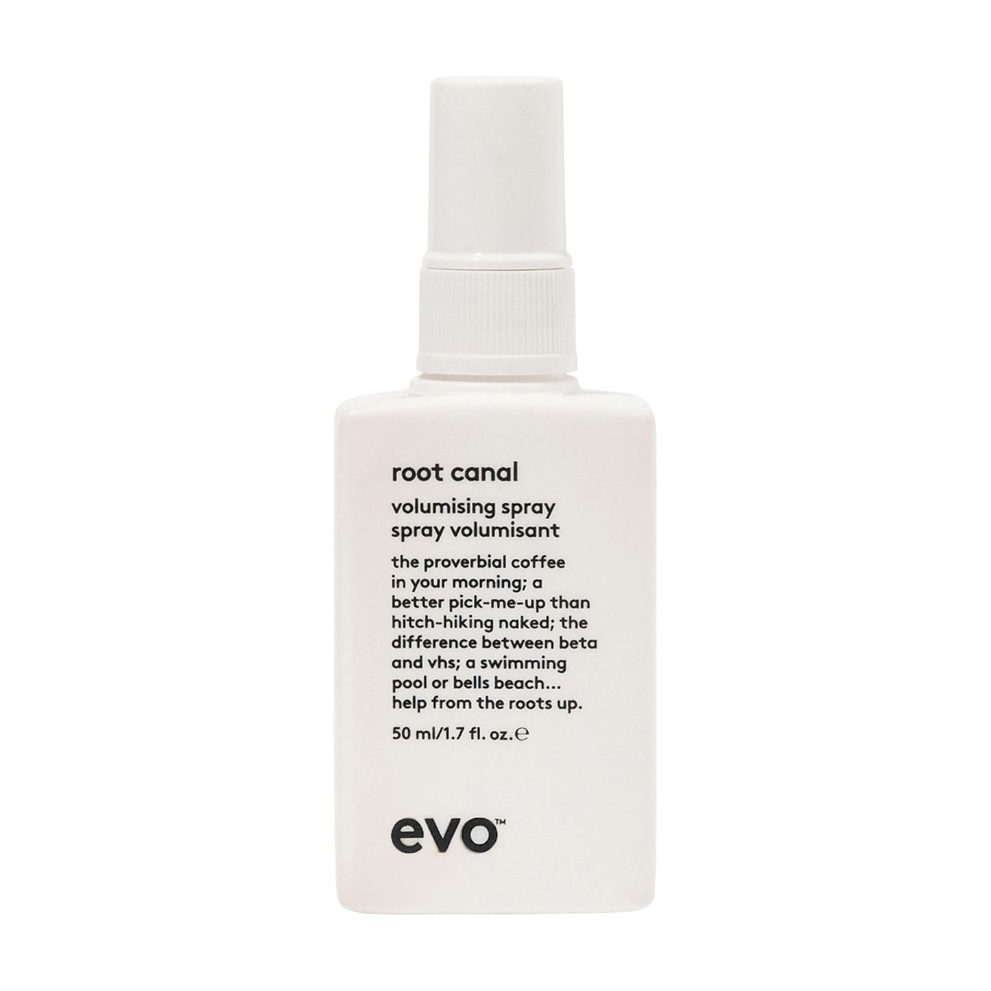 EVO Root Canal Volumizing Styling Spray for Fine Hair - Adds Body, Texture & Shine - 1.7 fl oz, Travel Size