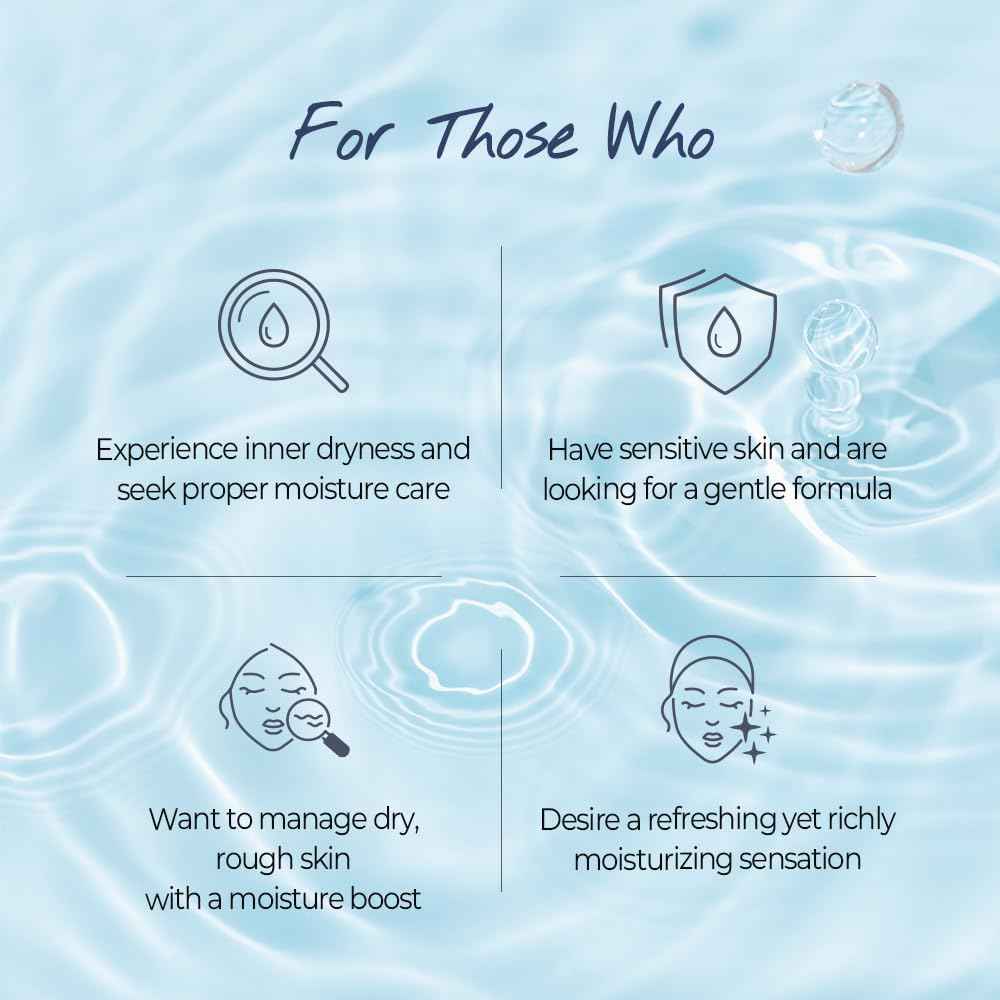 BLUE PEARLSATION 8 Hydra Marine Ampoule - Enriched with Hyaluronic Acid for Dual-Layered Skin Hydration & Panthenol Nourishment - Ideal for Sensitive Skin Types – 1.69 floz