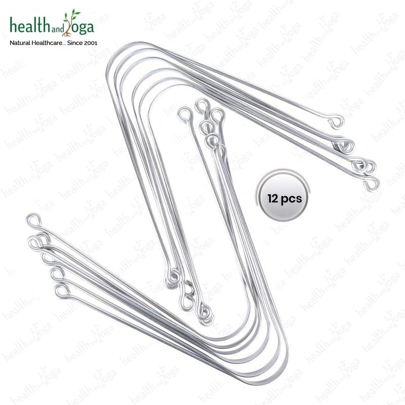Oral Hygiene Tongue Scrapers - 24-Pack Disposable Metal Cleaners | Copper & Stainless Steel Options