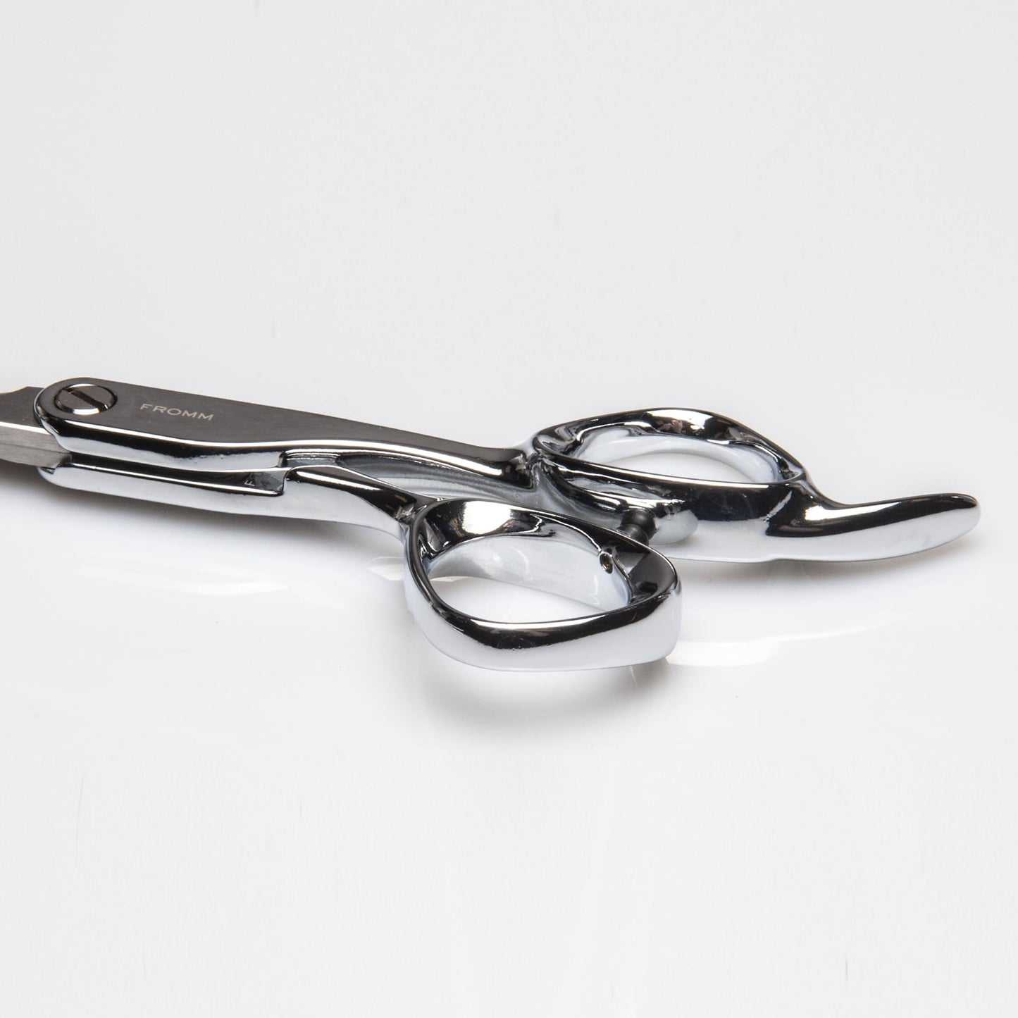 Fromm Professional Explore 5.75" Hair Cutting Shears for Wet & Dry Hair Polished Silver Japanese Steel Scissors with Beveled Blade, Professional Shears For Hair Stylist, Cosmetology & Salon Supplies