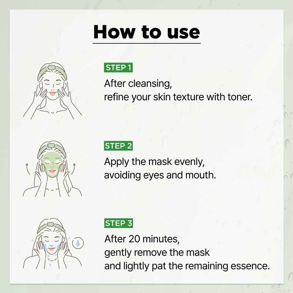 ISOI CICAGO Cica SOS Mask Pack, Intensive Soothing & Hydration Care for Sensitive & Irritated Skin, Fast-Acting Relief, Korean Skin Care (5EA)