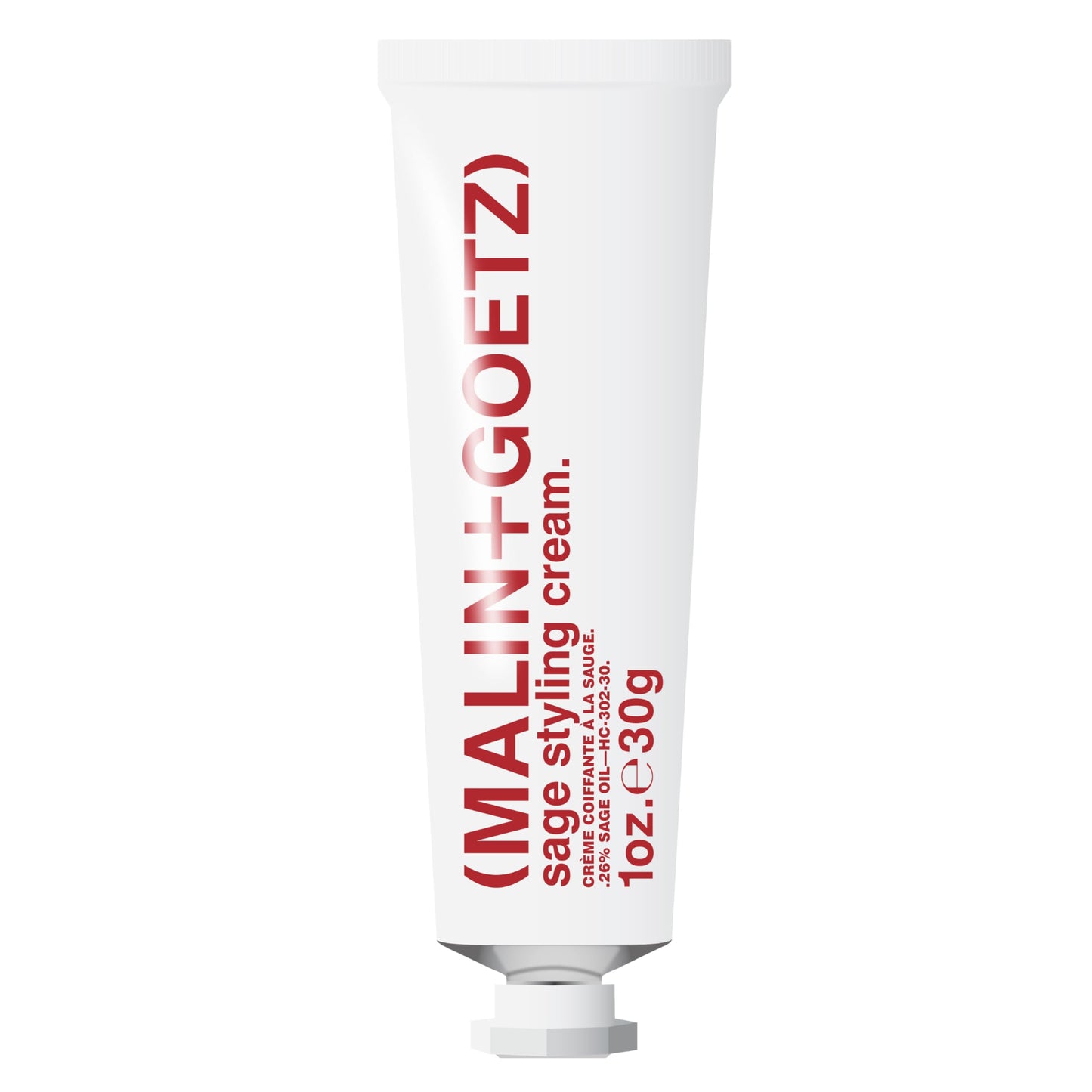 MALIN+GOETZ Sage Styling Cream | Flexible Hold Styling Cream for All Hair Types | Adds Shine, Definition + Volume | Tames Frizz + Flyaways | Nourishing Formula | Cruelty-Free (1 Fl Oz / 4 Fl Oz)