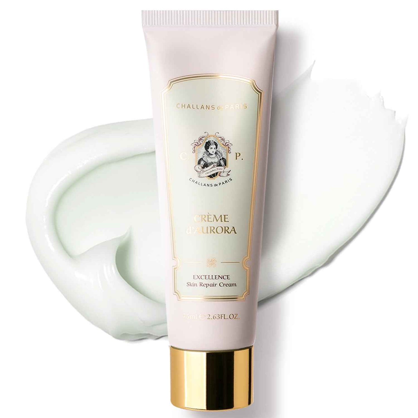 CHALLANS DE PARIS CRÈME d’AURORA EXCELLENCE – Revitalizing Moisture & Comfort Cream, Daily Comfort Formula, 2.63 fl oz (75 ml)